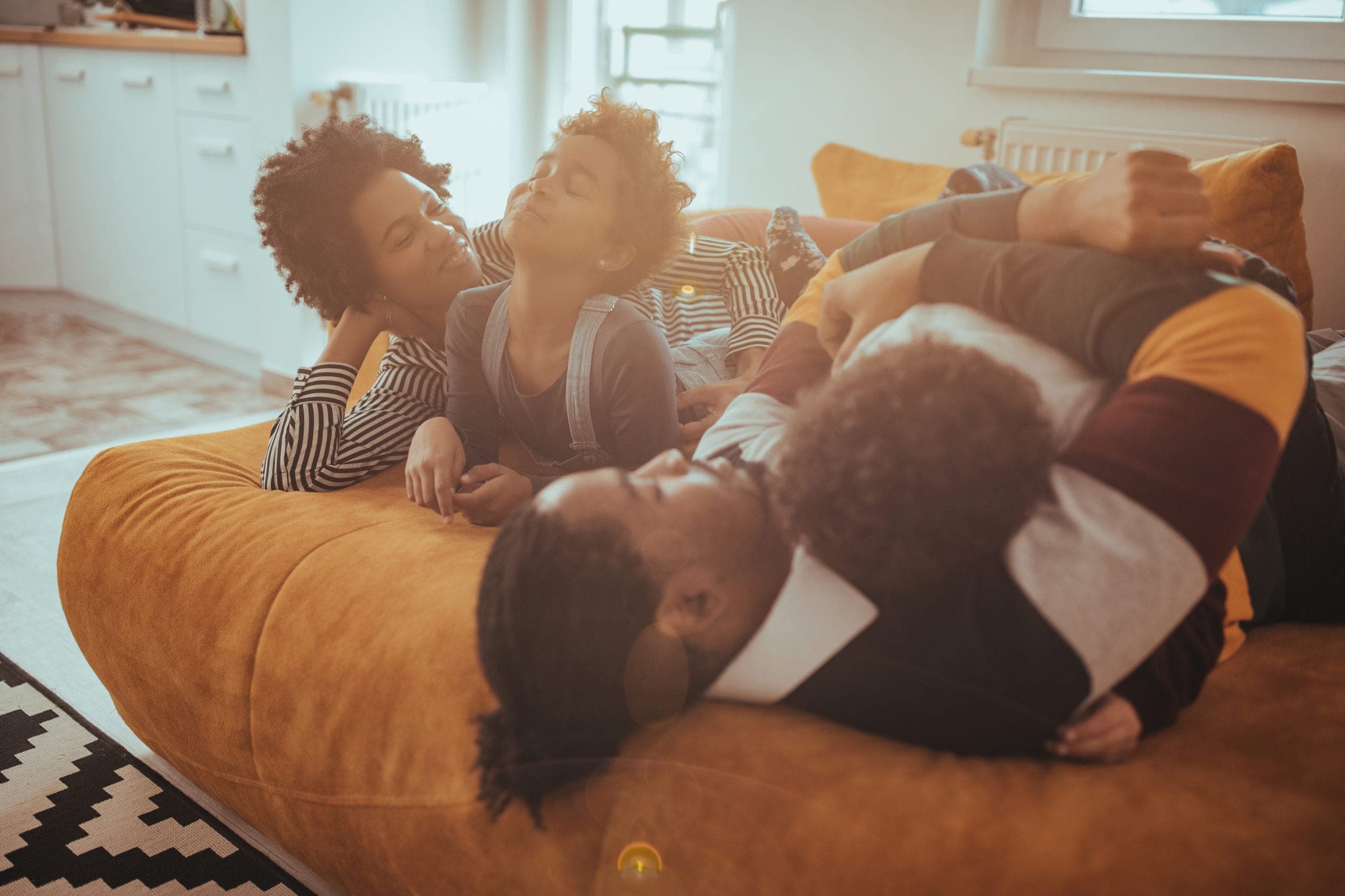A family enjoying time together after a visit to Maintain Your Smile Dental